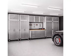 Seville Classics Ensemble de 2 armoires de rangement UltraHD, 36 x 18 x 90,5