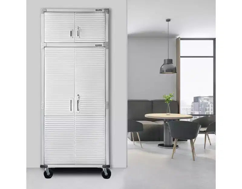 Seville Classics Ensemble de 2 armoires de rangement UltraHD, 36 x 18 x 90,5