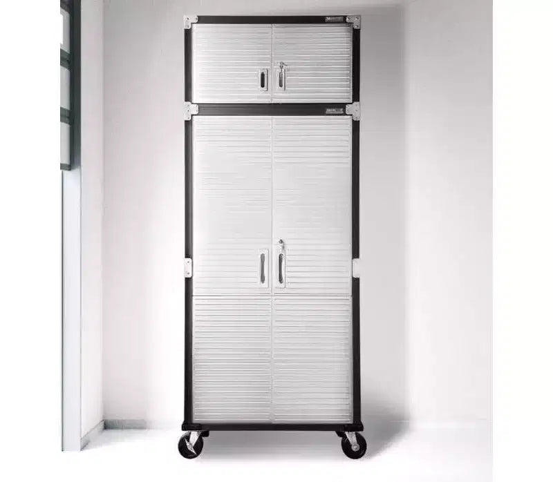 Seville Classics Ensemble de 2 armoires de rangement UltraHD, 36 x 18 x 90,5