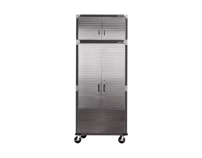 Seville Classics Ensemble de 2 armoires de rangement UltraHD, 36 x 18 x 90,5