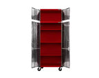 Seville Classics Ensemble de 2 armoires de rangement UltraHD, 36 x 18 x 90,5