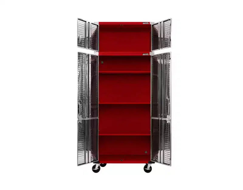Seville Classics Ensemble de 2 armoires de rangement UltraHD, 36 x 18 x 90,5