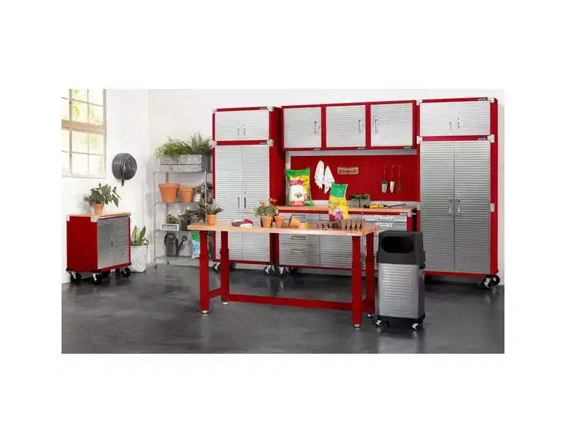 Seville Classics Ensemble de 2 armoires de rangement UltraHD, 36 x 18 x 90,5