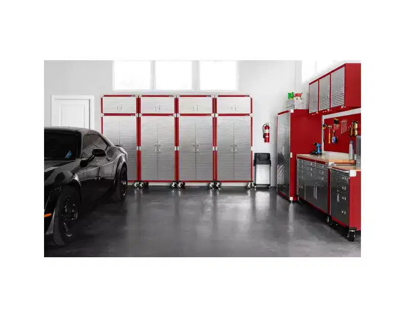 Seville Classics Ensemble de 2 armoires de rangement UltraHD, 36 x 18 x 90,5