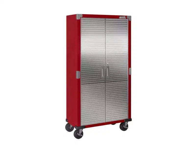 Seville Classics Ensemble de 2 armoires de rangement UltraHD, 36 x 18 x 90,5
