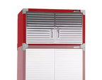 Seville Classics Ensemble de 2 armoires de rangement UltraHD, 36 x 18 x 90,5