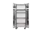 Seville Classics Ensemble de 2 armoires de rangement UltraHD, 36 x 18 x 90,5