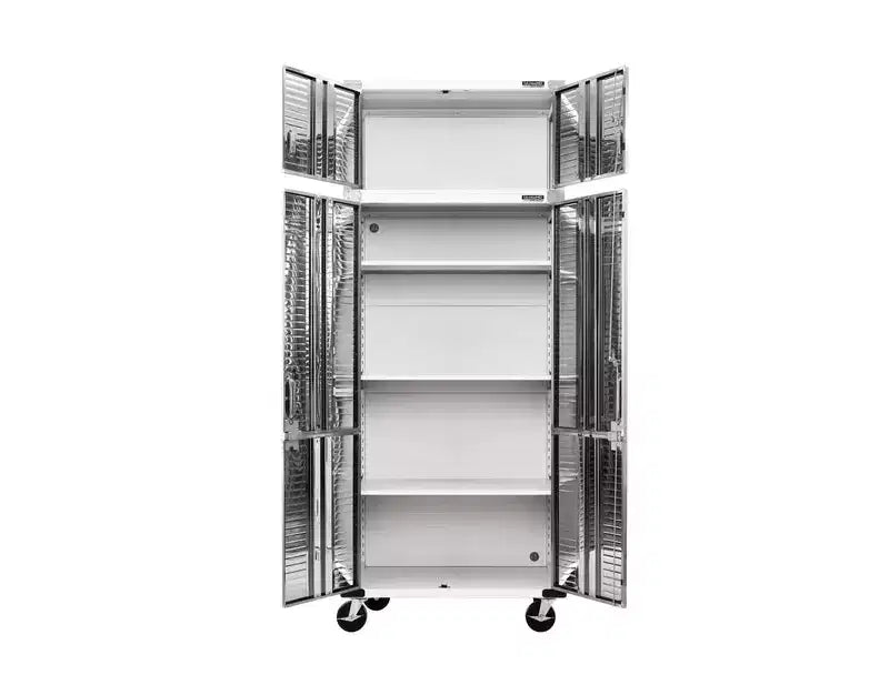 Seville Classics Ensemble de 2 armoires de rangement UltraHD, 36 x 18 x 90,5