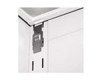 Seville Classics Ensemble de 2 armoires de rangement UltraHD, 36 x 18 x 90,5