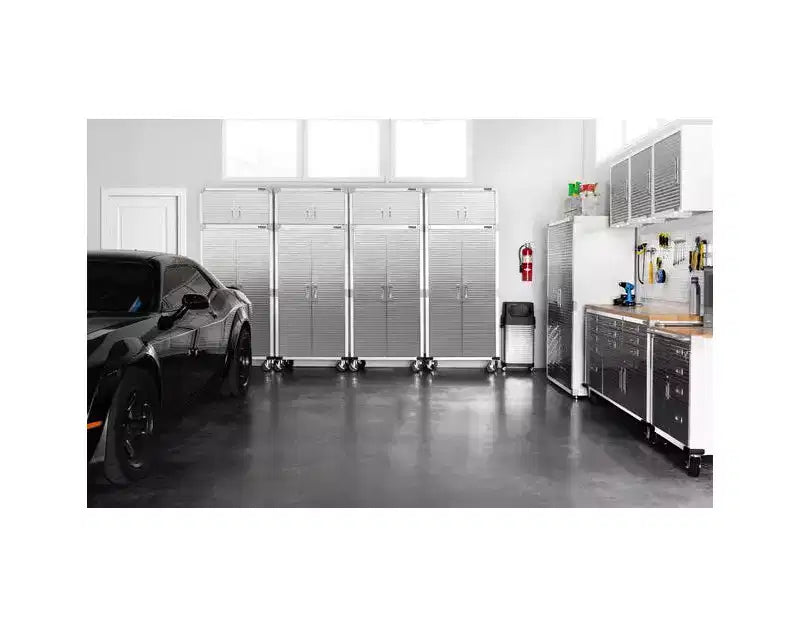 Seville Classics Ensemble de 2 armoires de rangement UltraHD, 36 x 18 x 90,5