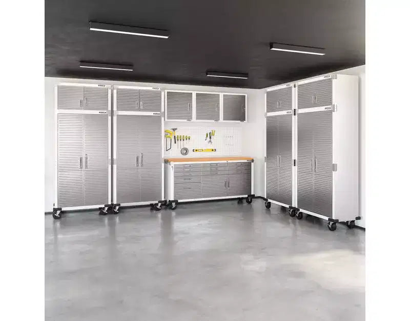 Seville Classics Ensemble de 2 armoires de rangement UltraHD, 36 x 18 x 90,5