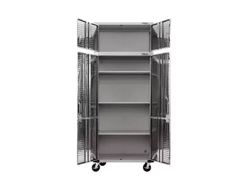 Seville Classics Ensemble de 2 armoires de rangement UltraHD, 36 x 18 x 90,5