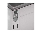 Seville Classics Ensemble de 2 armoires de rangement UltraHD, 36 x 18 x 90,5