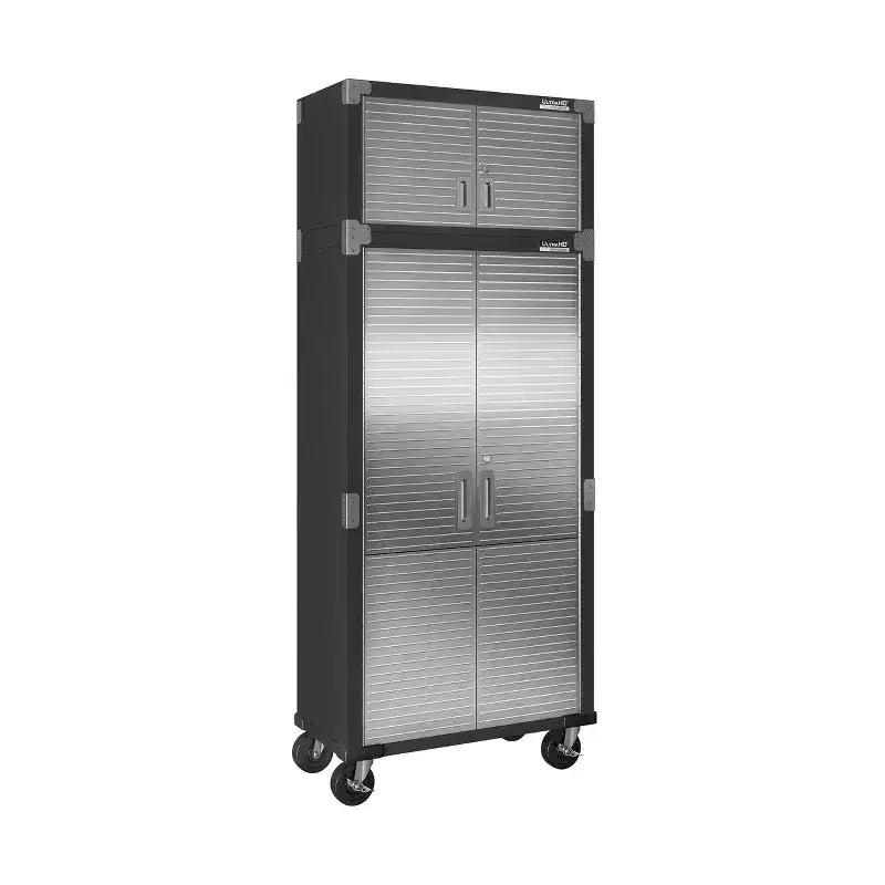 Seville Classics Ensemble de 2 armoires de rangement UltraHD, 36 x 18 x 90,5