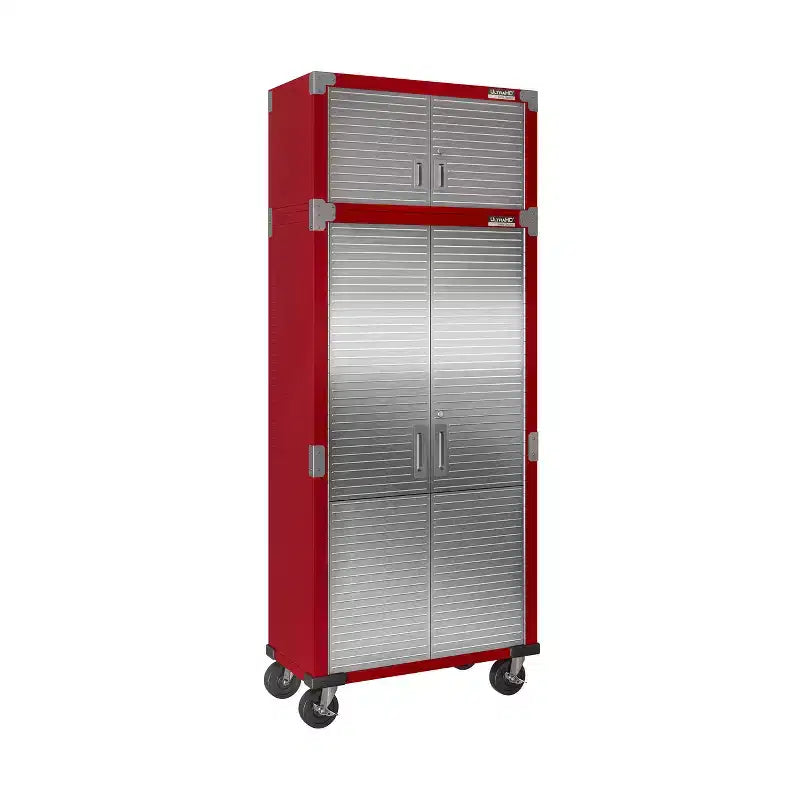 Seville Classics Ensemble de 2 armoires de rangement UltraHD, 36 x 18 x 90,5