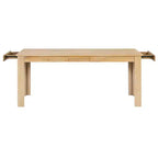 Ensemble de salle à manger 7 pièces en bois Whisen, table extensible multifonctionnelle, 12 rallonges et 2 tiroirs, 6 chaises de salle à manger
