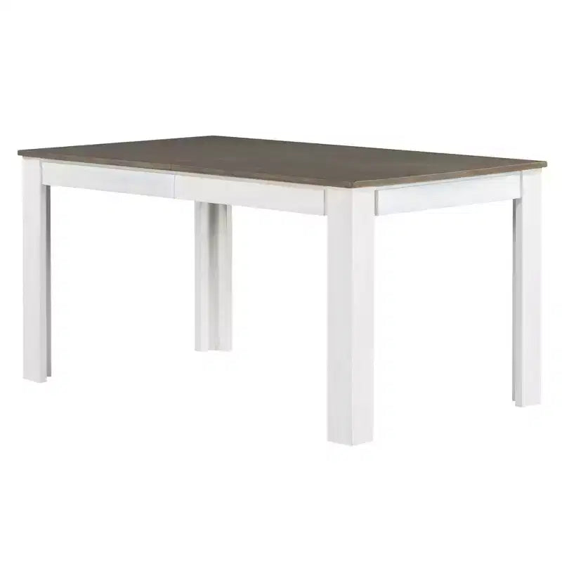 Ensemble de salle à manger 7 pièces en bois Whisen, table extensible multifonctionnelle, 12 rallonges et 2 tiroirs, 6 chaises de salle à manger