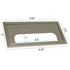 Bureau eHemco avec 2 tiroirs, plateau gris clair et piètement en métal noir