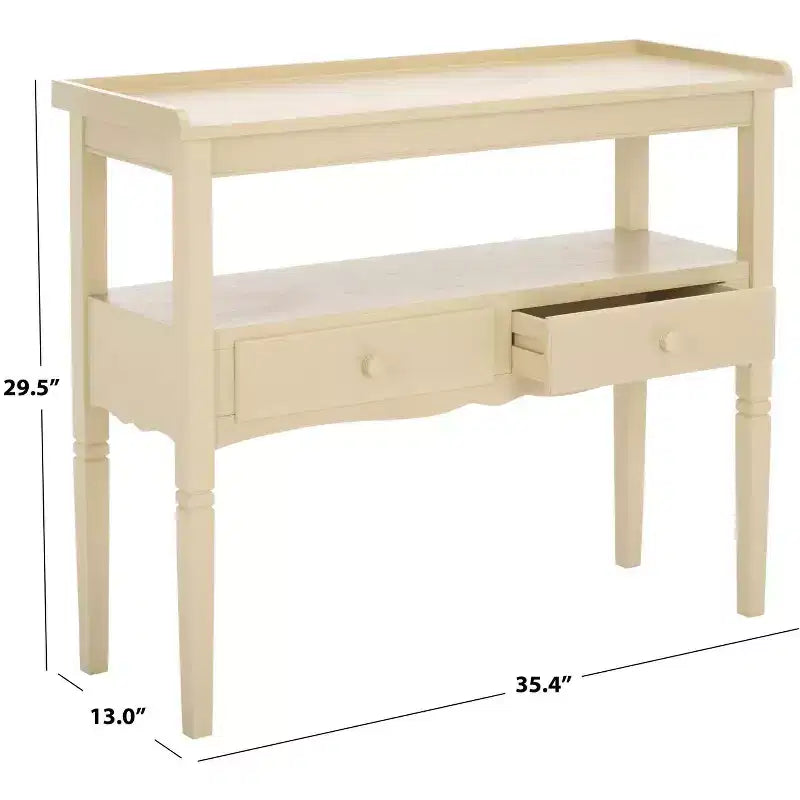 Console 1 tiroir Araminta - CNS5746A - Beige - Safavieh