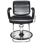 Chaises de salon PureSana Chromium (Paquet de 2), siège pivotant à 360 degrés, Kyler, Noir