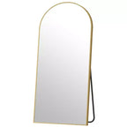 Miroir de sol surdimensionné BEAUTYPEAK 34 X 76, miroir pleine longueur arqué