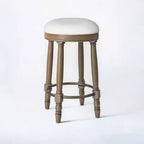 Lot de 2 tabourets de bar Vatros Tabourets de comptoir de 66 cm Tabouret de bar pivotant à 360°