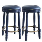 Lot de 2 tabourets de bar Vatros Tabourets de comptoir de 66 cm Tabouret de bar pivotant à 360°