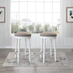 Lot de 2 tabourets de bar Vatros Tabourets de comptoir de 66 cm Tabouret de bar pivotant à 360°