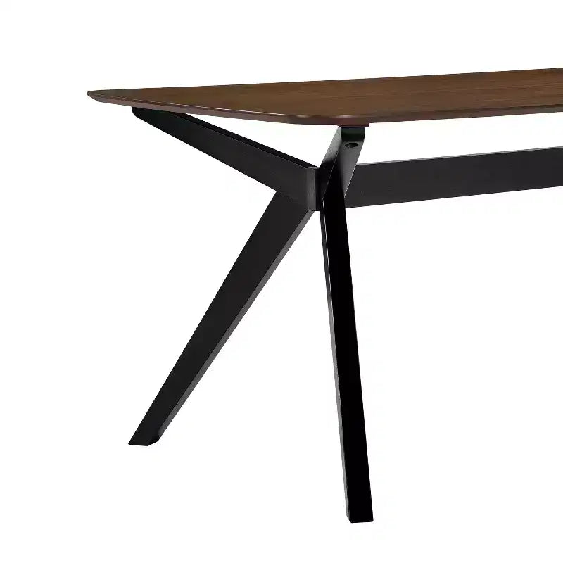 Ensemble de salle à manger rembourré 7 pièces en bois d'hévéa de style milieu de siècle Latisha de Christopher Knight Home