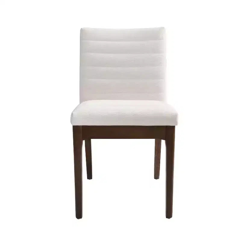 Ensemble de salle à manger rembourré 7 pièces en bois d'hévéa de style milieu de siècle Latisha de Christopher Knight Home