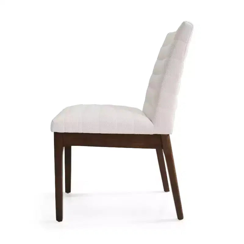 Ensemble de salle à manger rembourré 7 pièces en bois d'hévéa de style milieu de siècle Latisha de Christopher Knight Home