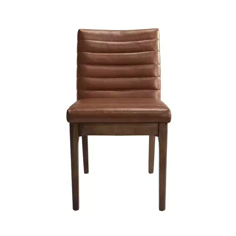 Ensemble de salle à manger rembourré 7 pièces en bois d'hévéa de style milieu de siècle Latisha de Christopher Knight Home