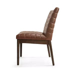 Ensemble de salle à manger rembourré 7 pièces en bois d'hévéa de style milieu de siècle Latisha de Christopher Knight Home
