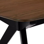 Ensemble de salle à manger rembourré 7 pièces en bois d'hévéa de style milieu de siècle Latisha de Christopher Knight Home