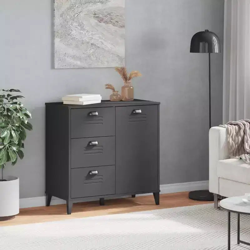 vidaXL Buffet Meuble de Rangement Salon Bois Massif de Pin