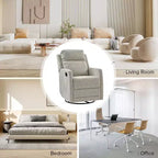 Fauteuil inclinable pivotant en polyester ElenaModern Living Design
