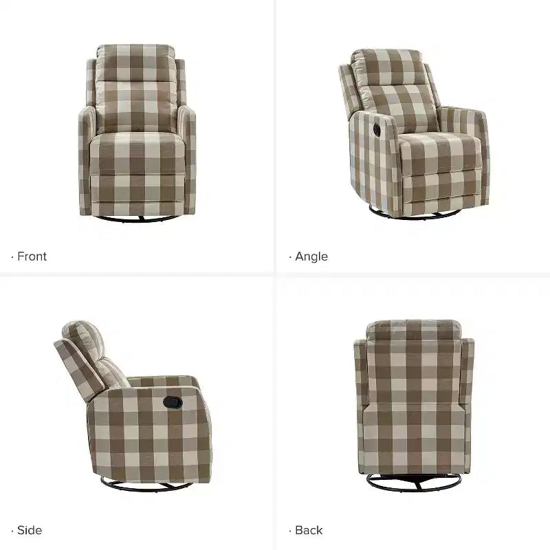 Fauteuil inclinable pivotant en polyester ElenaModern Living Design
