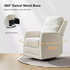 Fauteuil inclinable pivotant en polyester ElenaModern Living Design