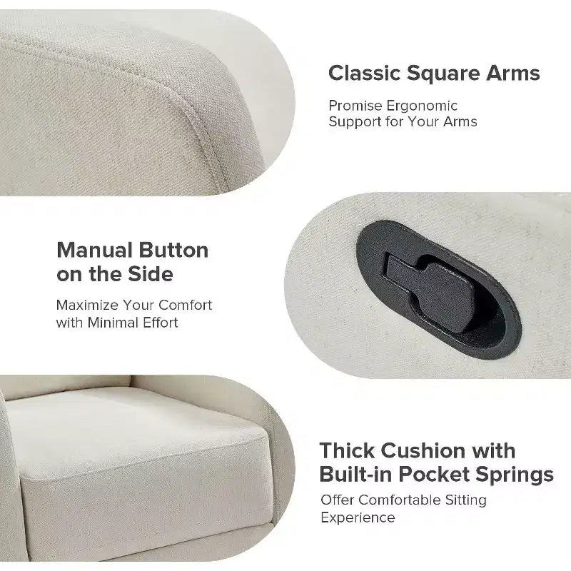 Fauteuil inclinable pivotant en polyester ElenaModern Living Design