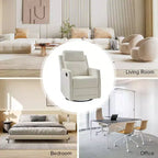 Fauteuil inclinable pivotant en polyester ElenaModern Living Design