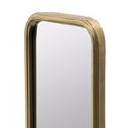 Miroir mural pleine longueur de 47 x 8 pouces avec cadre en métal doré antique