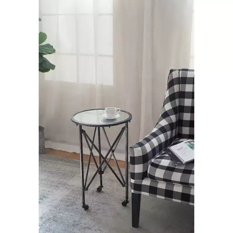 Table d'appoint ronde Gilbert D17x26,5