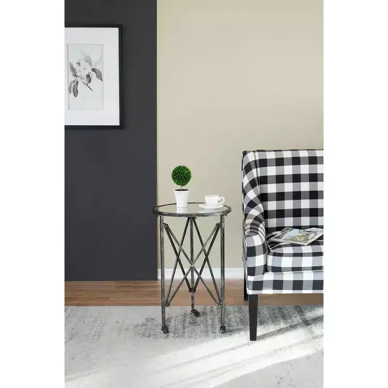Table d'appoint ronde Gilbert D17x26,5