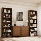 Bibliothèque à 6 étagères ouvertes Celebalcony, étagères de rangement autoportantes de 180 cm de haut pour bureau à domicile, salon