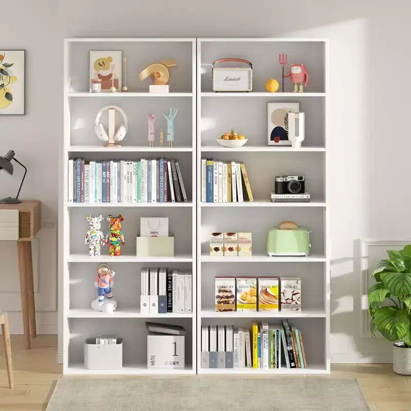 Bibliothèque à 6 étagères ouvertes Celebalcony, étagères de rangement autoportantes de 180 cm de haut pour bureau à domicile, salon