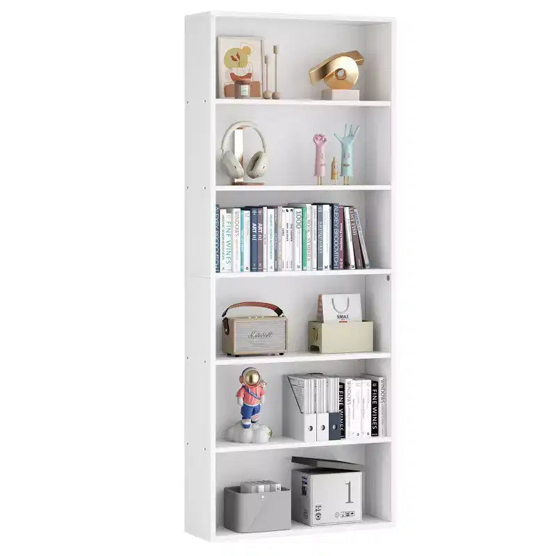 Bibliothèque à 6 étagères ouvertes Celebalcony, étagères de rangement autoportantes de 180 cm de haut pour bureau à domicile, salon