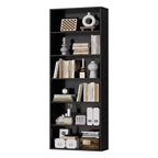 Bibliothèque à 6 étagères ouvertes Celebalcony, étagères de rangement autoportantes de 180 cm de haut pour bureau à domicile, salon