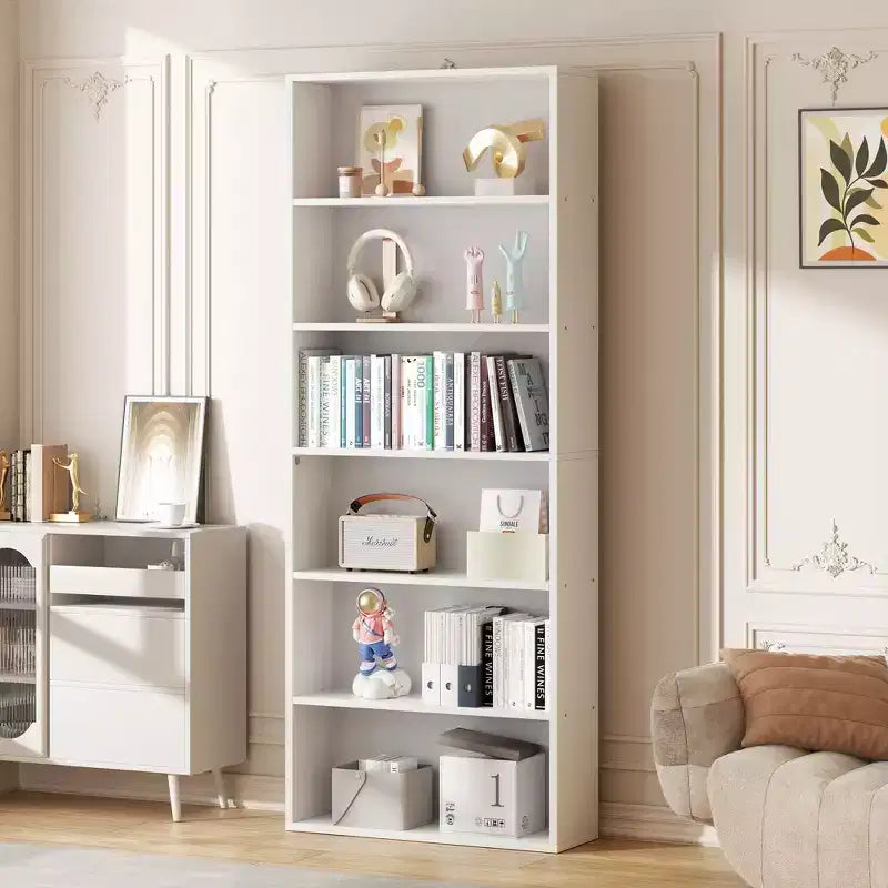 Bibliothèque à 6 étagères ouvertes Celebalcony, étagères de rangement autoportantes de 180 cm de haut pour bureau à domicile, salon