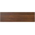 Buffet moderne industriel rectangulaire Mitchell de 152,4 x 43,18 cm en placage de noyer