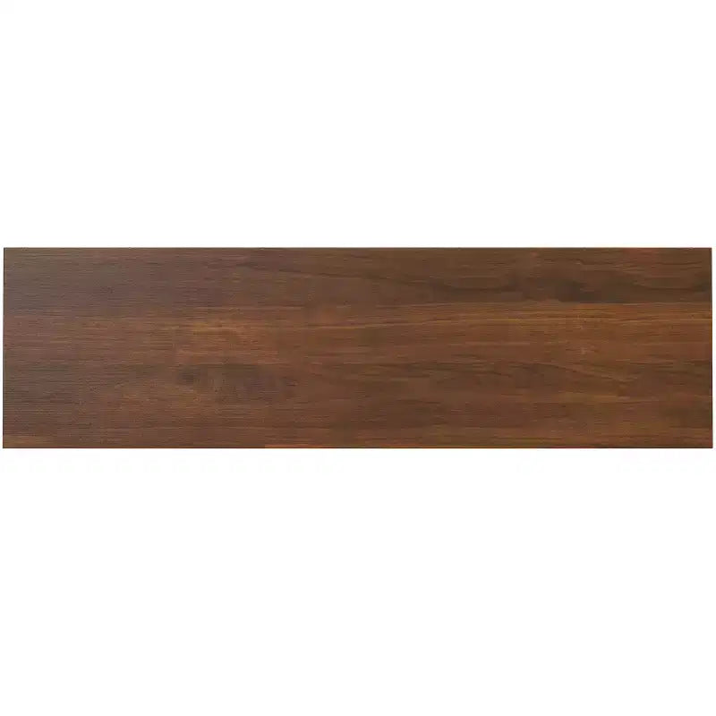 Buffet moderne industriel rectangulaire Mitchell de 152,4 x 43,18 cm en placage de noyer